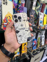 WanderCraft Collection | Global Explorer Transparent Mobile Skin Wrap